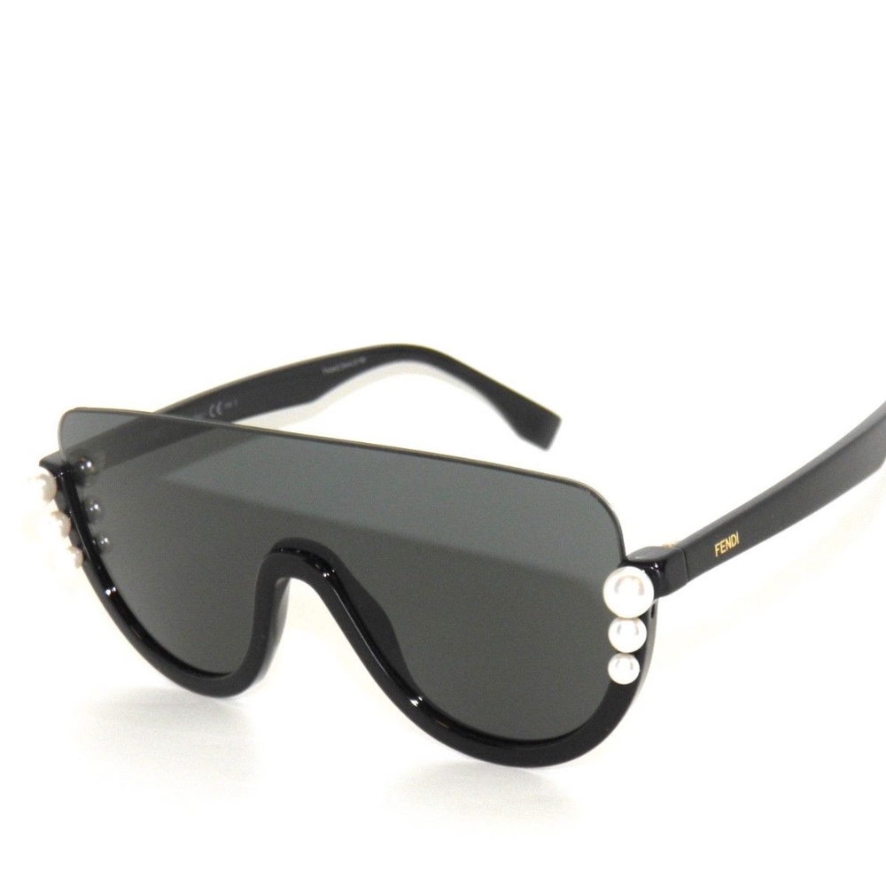 FENDI 0296S 807 BLACK -PEARL SUNGLASSES NEW